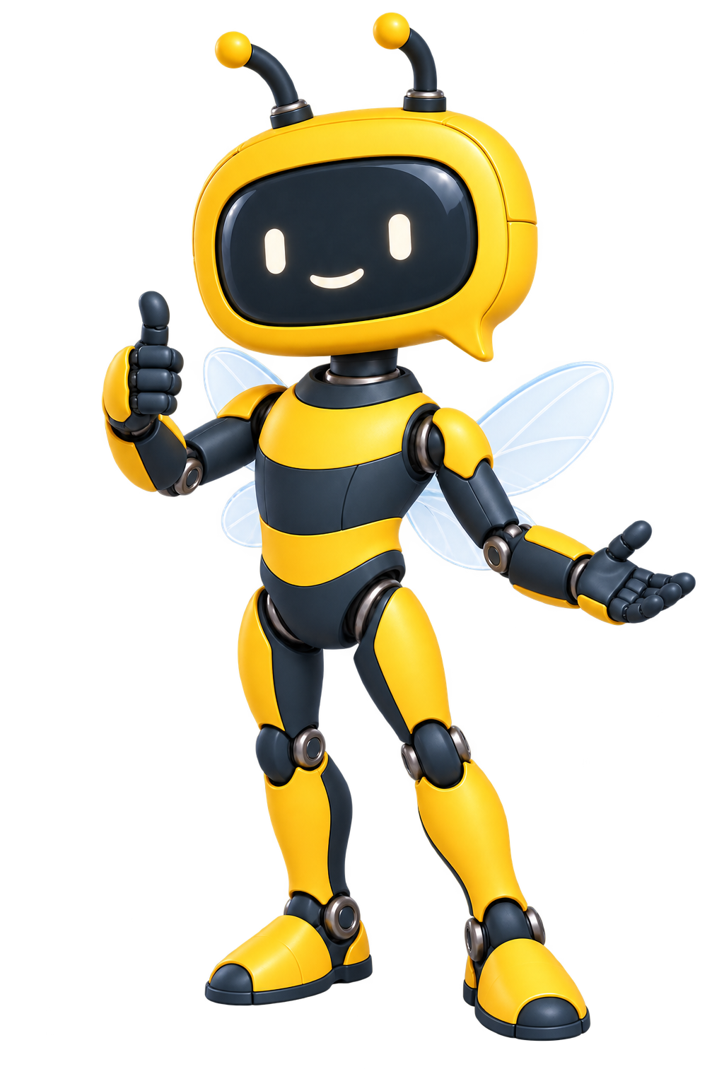 Bee, a mascote robótica da BeZap